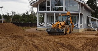Засыпка участка Зима, цена от 210 руб.