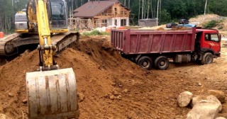 Засыпка участка Зима, цена от 210 руб.